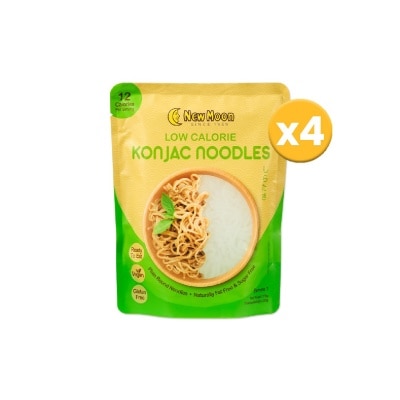 NEW MOON [CNY] Low Calorie Plain Round Konjac Noodle 270g x 4s