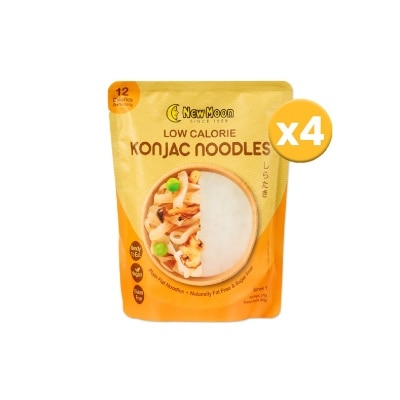 NEW MOON [CNY] Low Calorie Plain Flat Konjac Noodle 270g x 4s