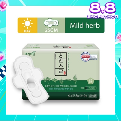 YEJIMIIN Mild Herb Day Sanitary Pad 25cm 16s