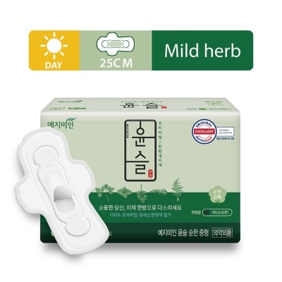 YEJIMIIN Mild Herb Day Sanitary Pad 25cm 16s