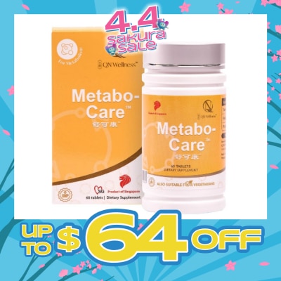 QN WELLNESS - Metabo Care (Support Sugar Metabolism, Blood Circulation) 60s