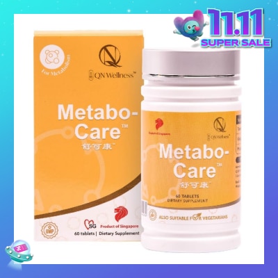 QN WELLNESS Metabo Care (Support Sugar Metabolism, Blood Circulation) 60s