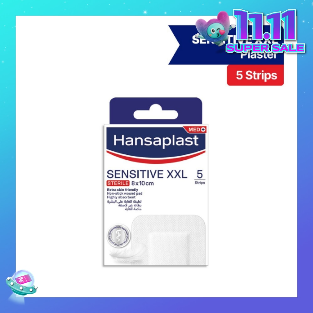 Sensitive XXL Sterile Plasters (Suitable For Large & Post-Operative Wound) 1s