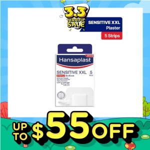 HANSAPLAST Sensitive XXL Sterile Plasters (Suitable For Large