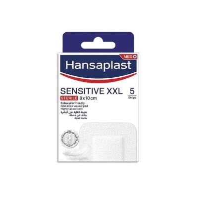HANSAPLAST - Sensitive XXL Sterile Plasters (Suitable For Large & Post-Operative Wound) 1s