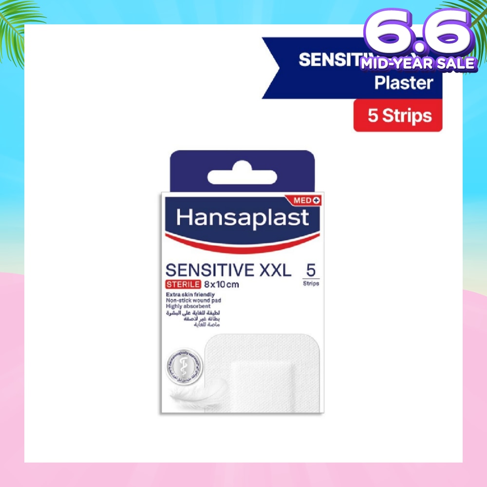 Sensitive XXL Sterile Plasters (Suitable For Large & Post-Operative Wound) 1s