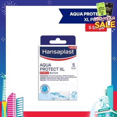 HANSAPLAST Aqua Protect XL Waterproof Sterile Plasters (Suitable For Large & Post-Operative Wound) 1s
