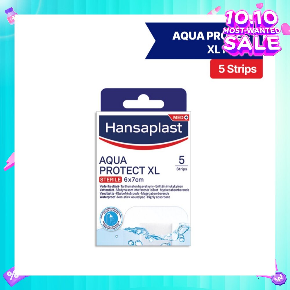 Aqua Protect XL Waterproof Sterile Plasters (Suitable For Large & Post-Operative Wound) 1s