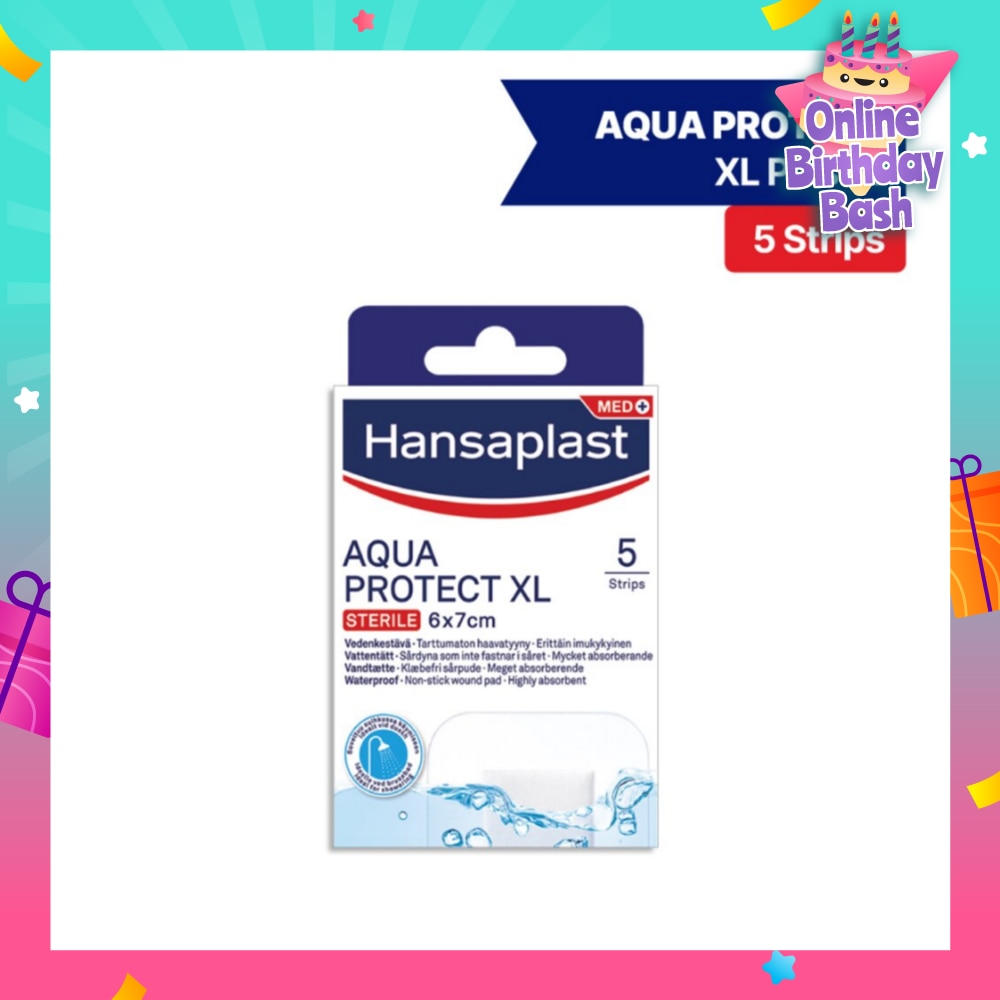Aqua Protect XL Waterproof Sterile Plasters (Suitable For Large & Post-Operative Wound) 1s