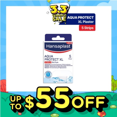 HANSAPLAST Aqua Protect XL Waterproof Sterile Plasters (Suitable For Large & Post-Operative Wound) 1s