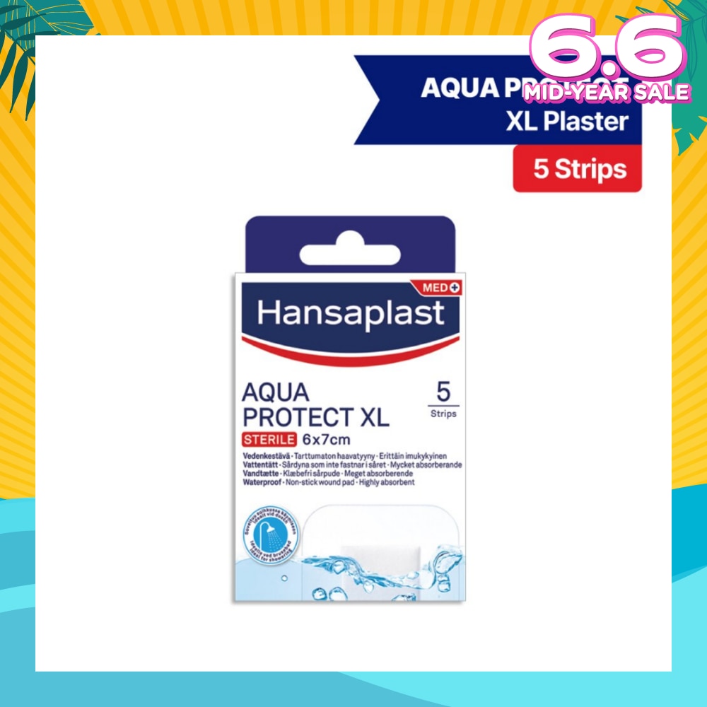 Aqua Protect XL Waterproof Sterile Plasters (Suitable For Large & Post-Operative Wound) 1s
