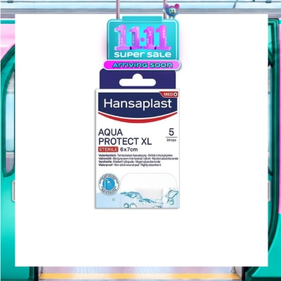 HANSAPLAST Aqua Protect XL Waterproof Sterile Plasters (Suitable For Large & Post Operative Wound) 1s image