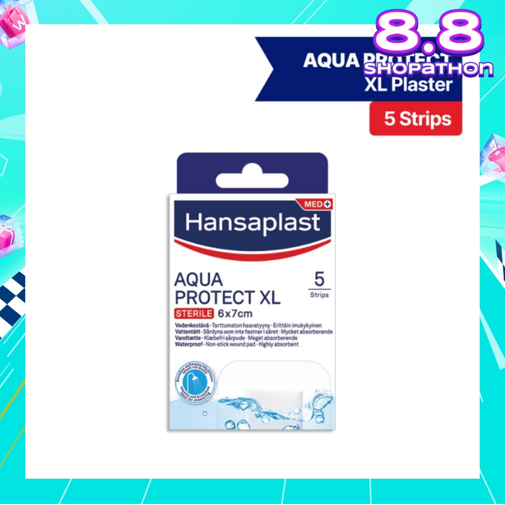 Aqua Protect XL Waterproof Sterile Plasters (Suitable For Large & Post-Operative Wound) 1s