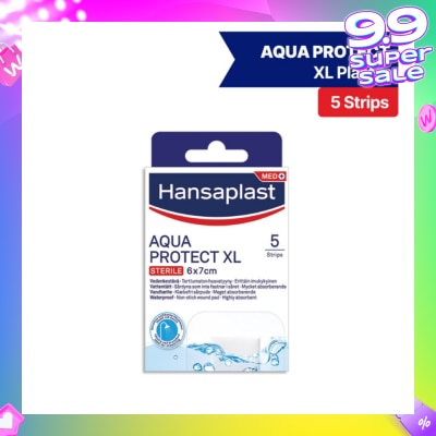 HANSAPLAST Aqua Protect XL Waterproof Sterile Plasters (Suitable For Large & Post-Operative Wound) 1s