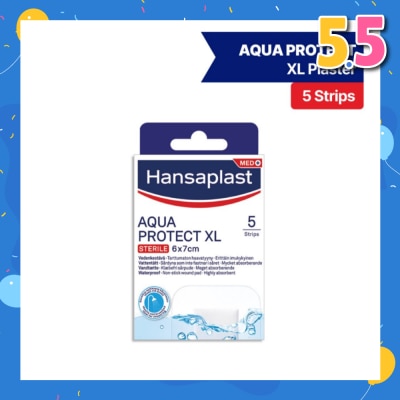 HANSAPLAST Aqua Protect XL Waterproof Sterile Plasters (Suitable For Large & Post-Operative Wound) 1s