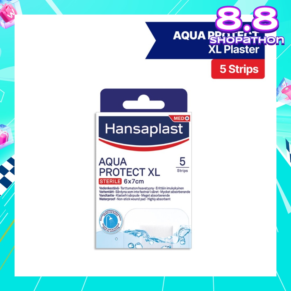 Aqua Protect XL Waterproof Sterile Plasters (Suitable For Large & Post-Operative Wound) 1s