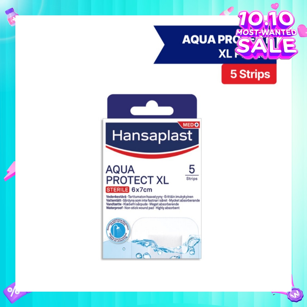 Aqua Protect XL Waterproof Sterile Plasters (Suitable For Large & Post-Operative Wound) 1s