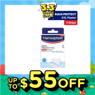 HANSAPLAST Aqua Protect XXL Waterproof Sterile Plasters (Suitable For Large & Post-Operative Wound) 1s