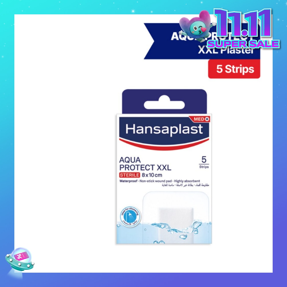 Aqua Protect XXL Waterproof Sterile Plasters (Suitable For Large & Post-Operative Wound) 1s