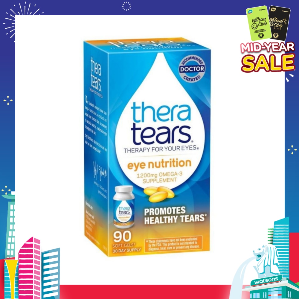 Eye Nutrition 1200mg Omega 3 Supplement Softgel (Promotes Healthy Tears) 90s