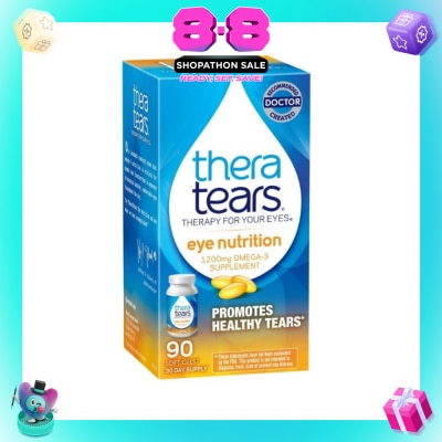 THERA TEARS - Eye Nutrition 1200mg Omega 3 Supplement Softgel (Promotes Healthy Tears) 90s