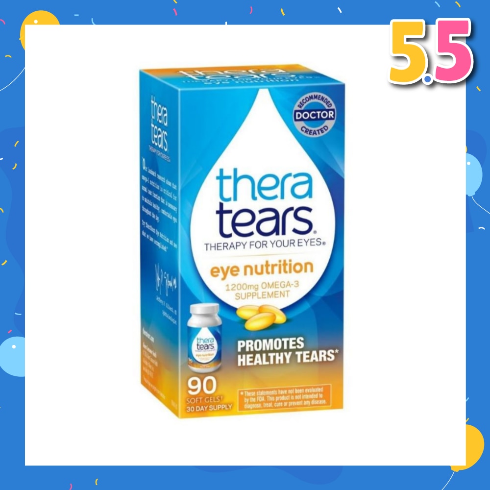 Eye Nutrition 1200mg Omega 3 Supplement Softgel (Promotes Healthy Tears) 90s