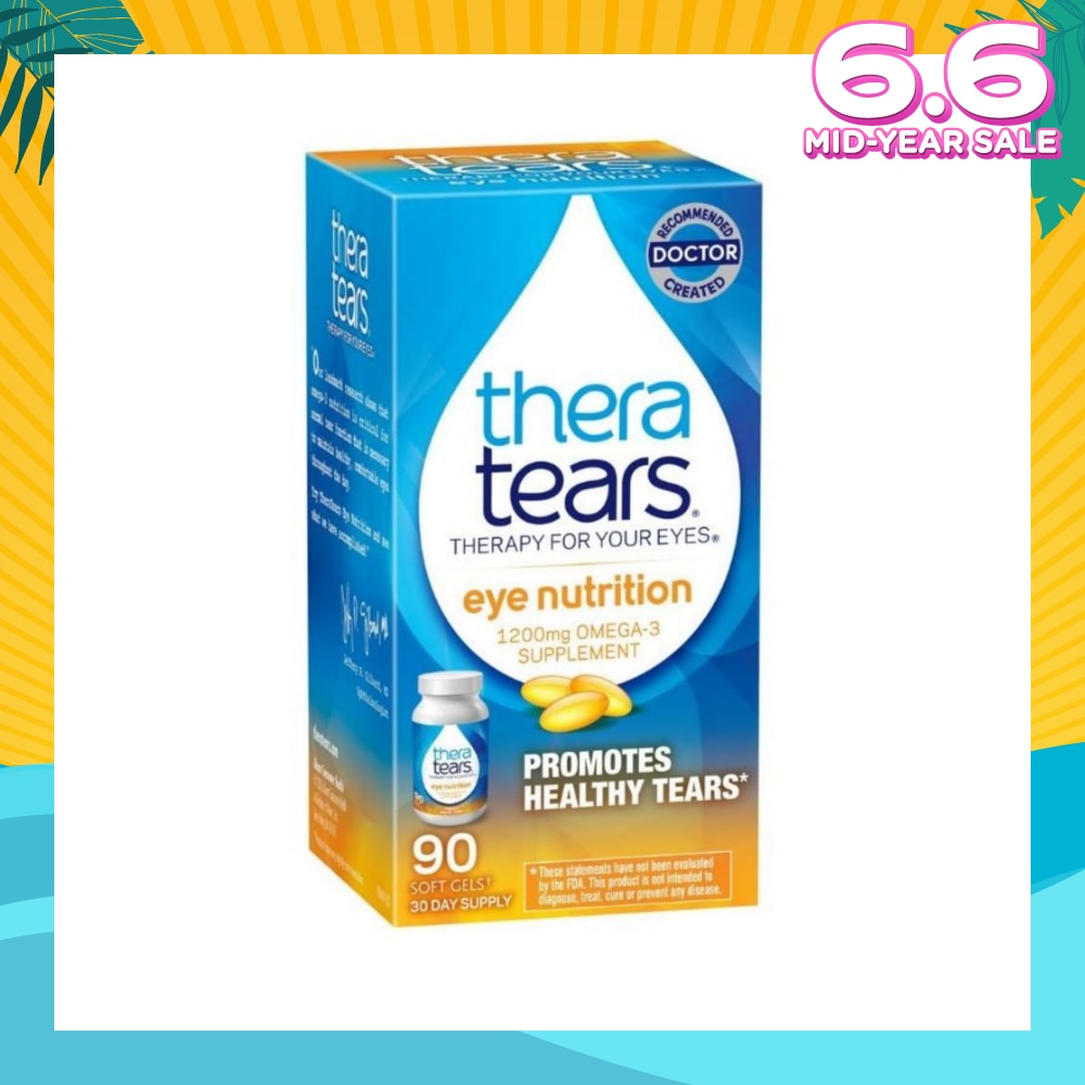 Eye Nutrition 1200mg Omega 3 Supplement Softgel (Promotes Healthy Tears) 90s