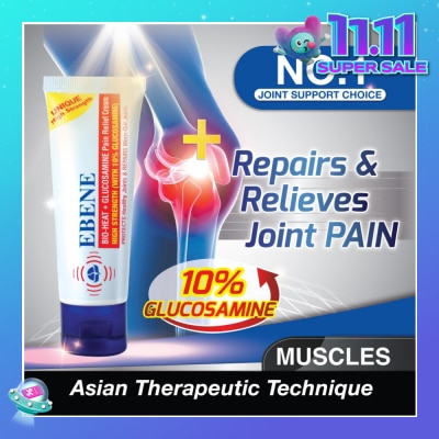 EBENE Bio-Heat + Glucosamine Pain Relief Cream 50g