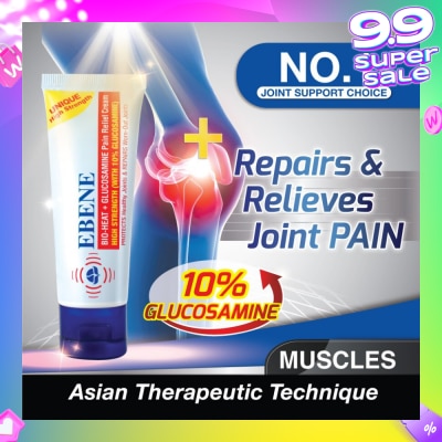 EBENE Bio-Heat + Glucosamine Pain Relief Cream 50g