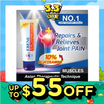 EBENE Bio-Heat + Glucosamine Pain Relief Cream 50g