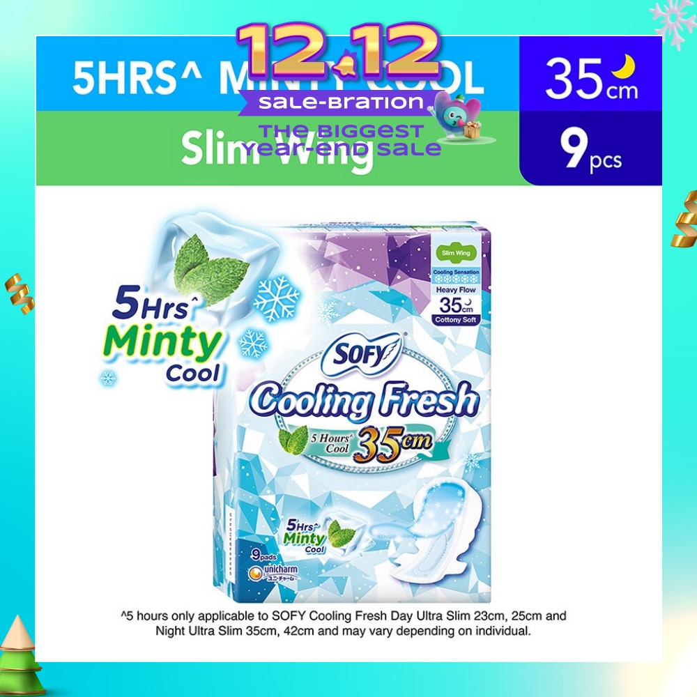 Sofy Cooling Fresh Night 35cm Slim Wing 9s