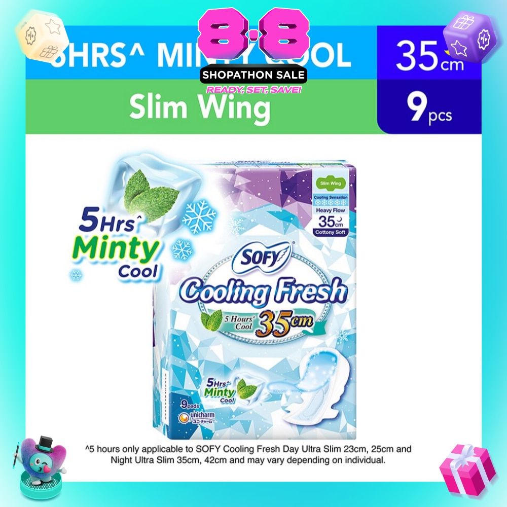 Cooling Fresh Night Slim Wing 35cm 9s