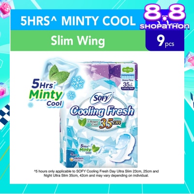 SOFY Sofy Cooling Fresh Night 35cm Slim Wing 9s