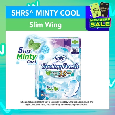 SOFY Sofy Cooling Fresh Night 35cm Slim Wing 9s