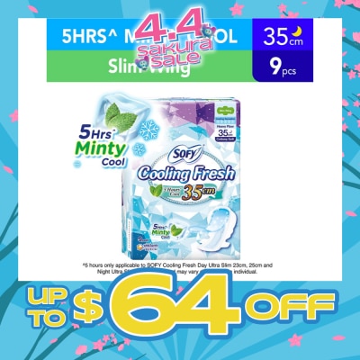 SOFY - Sofy Cooling Fresh Night 35cm Slim Wing 9s