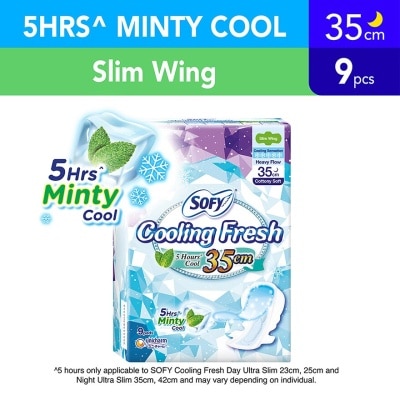 SOFY Sofy Cooling Fresh Night 35cm Slim Wing 9s