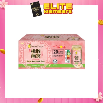 NEW MOON [CNY] Premium Bird's Nest Peach Gums with Red Dates & Wolfberries Less Sweet 150g x 20s