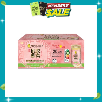 NEW MOON Premium Bird's Nest Peach Gums with Red Dates & Wolfberries Less Sweet 150g x 20s image