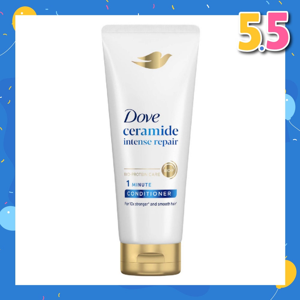 Dove 1 Minute Keratin Repair Serum Conditioner 150ml (For damaged hair)
