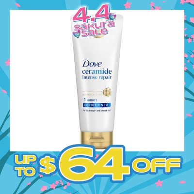 DOVE - Dove 1 Minute Keratin Repair Serum Conditioner 150ml (For damaged hair)