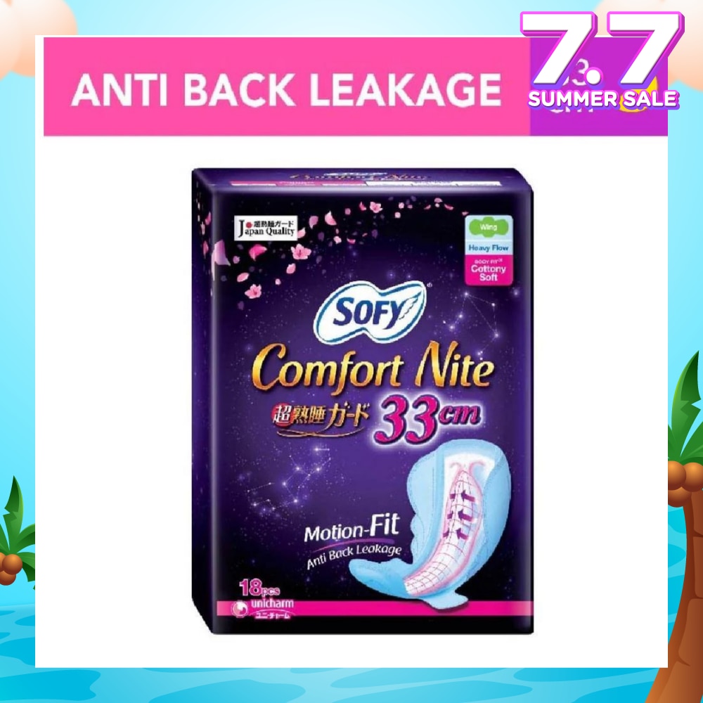 Body Fit Night Slim Wing 33cm 18s