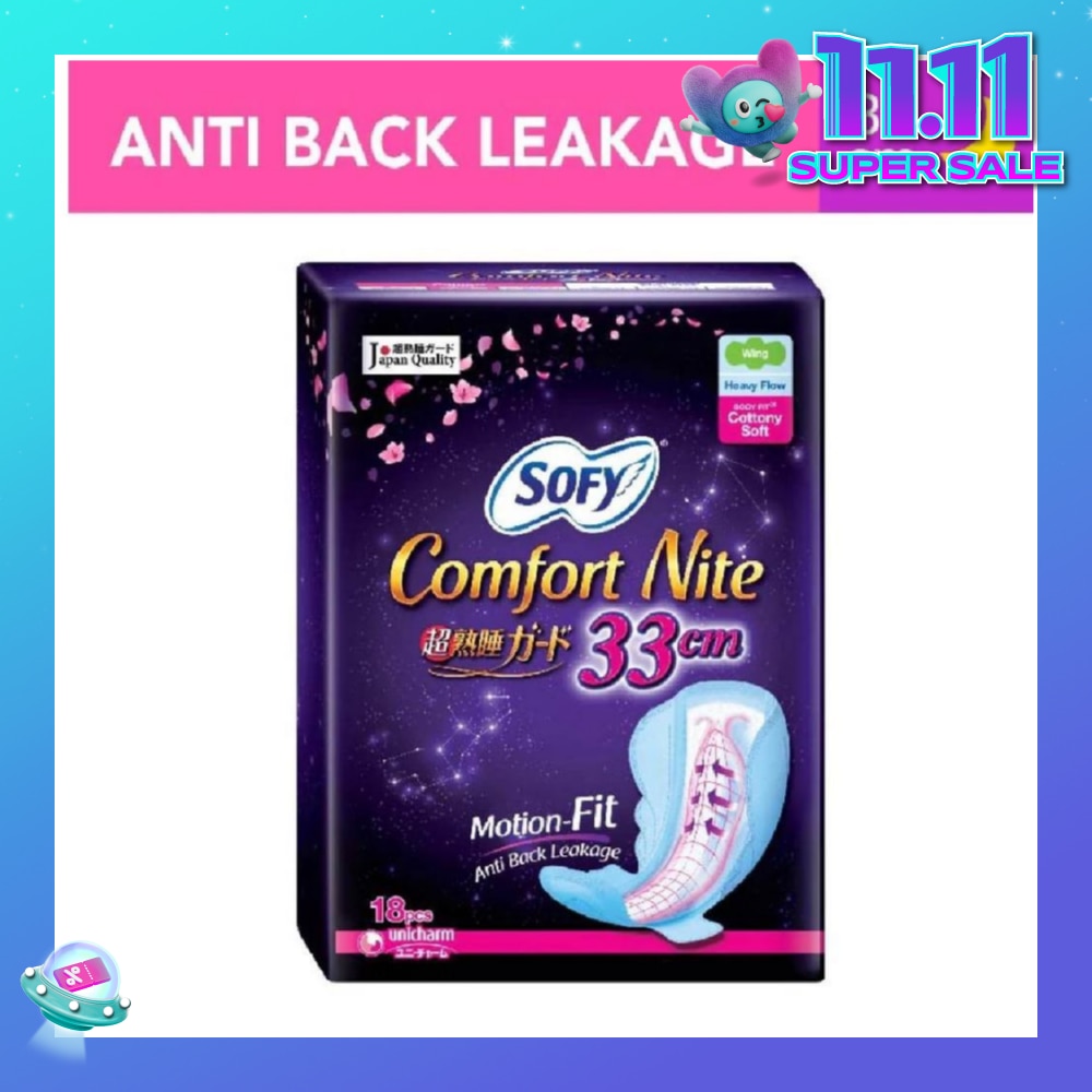 Body Fit Night Slim Wing 33cm 18s