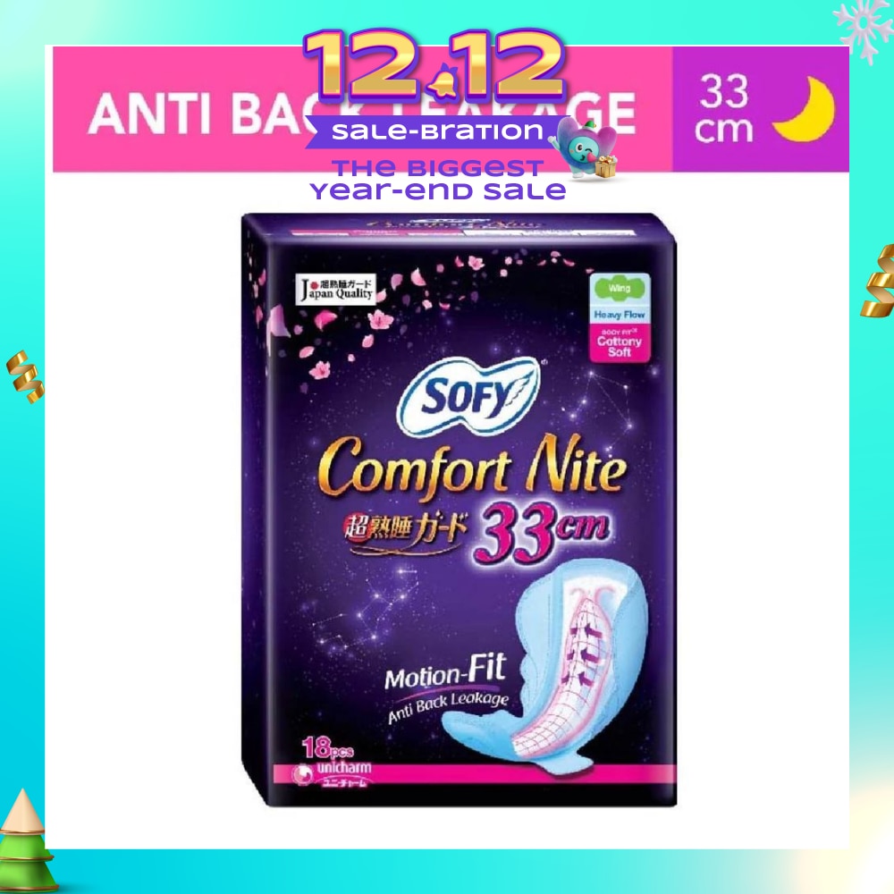 Body Fit Night Slim Wing 33cm 18s