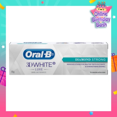 ORAL-B 3Dwhite Luxe Diamond Strong Toothpaste 95g