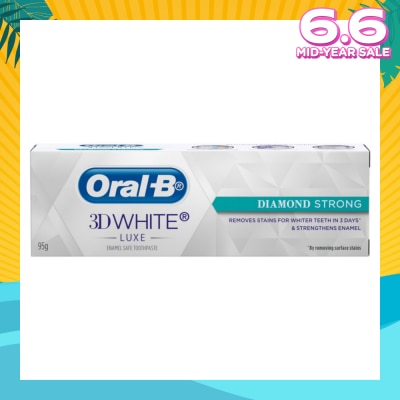 ORAL-B 3Dwhite Luxe Diamond Strong Toothpaste 95g