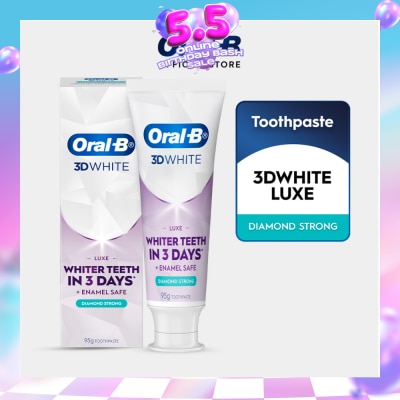 ORAL-B - 3D White Luxe Diamond Strong Whitening Toothpaste 95g