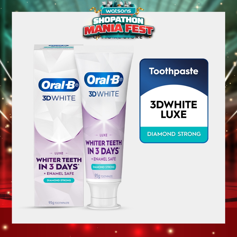 3D White Luxe Diamond Strong Whitening Toothpaste 95g