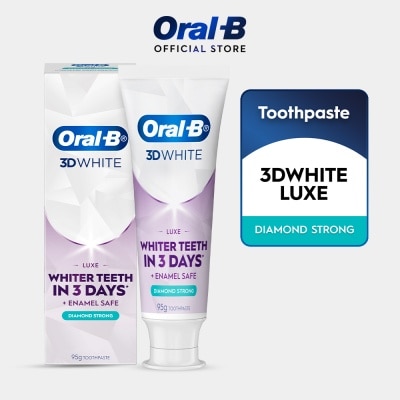 ORAL-B - 3D White Luxe Diamond Strong Whitening Toothpaste 95g