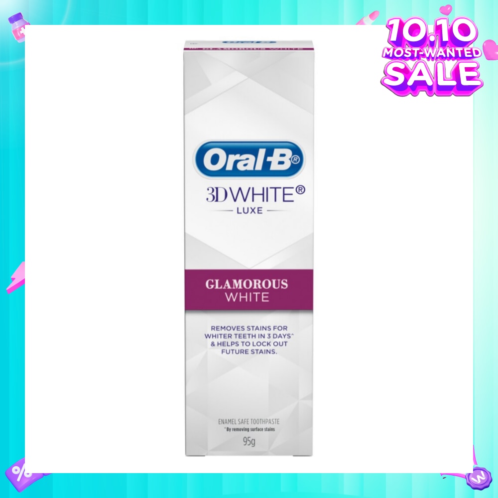3Dwhite Luxe Glamorous White Toothpaste 95g