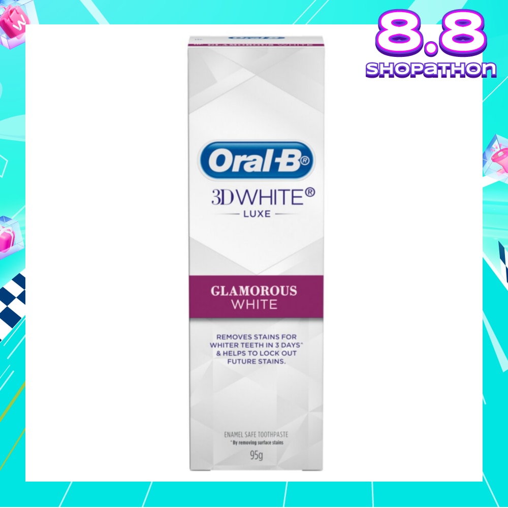 3Dwhite Luxe Glamorous White Toothpaste 95g
